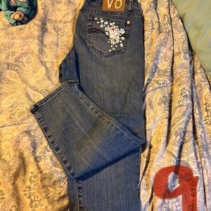 VOGO Athletica Women's Classic Blue Boot Cut Jeans